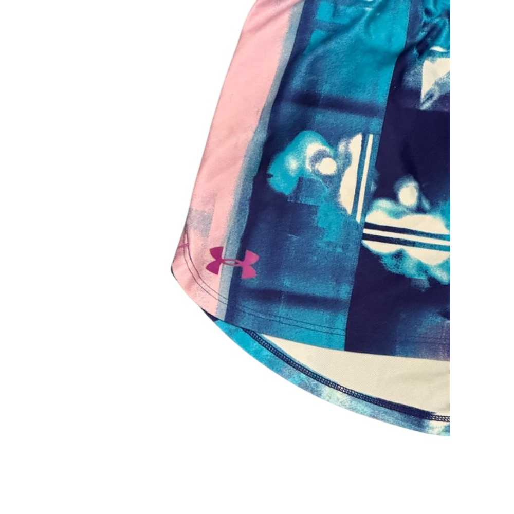 Under Armour Girl's Youth Printed Play Up Shorts Size YL/YXL - Picture 2 of 7
